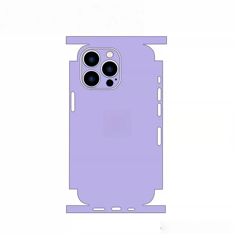Film de protection arrière anti-rayures et skin adhésif pour iPhone vue 2