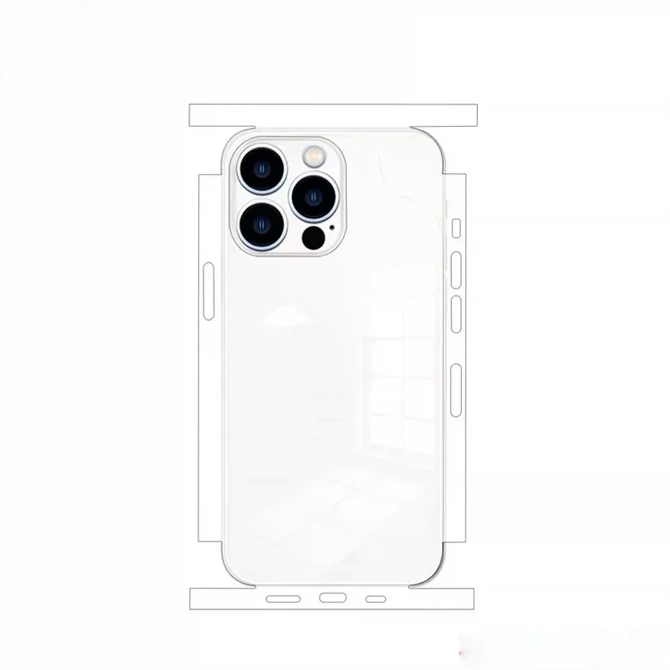 Film de protection arrière anti-rayures et skin adhésif pour iPhone image 4