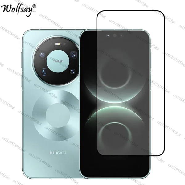 Verre trempé de protection intégrale et film pour objectif pour Huawei Mate vue 2