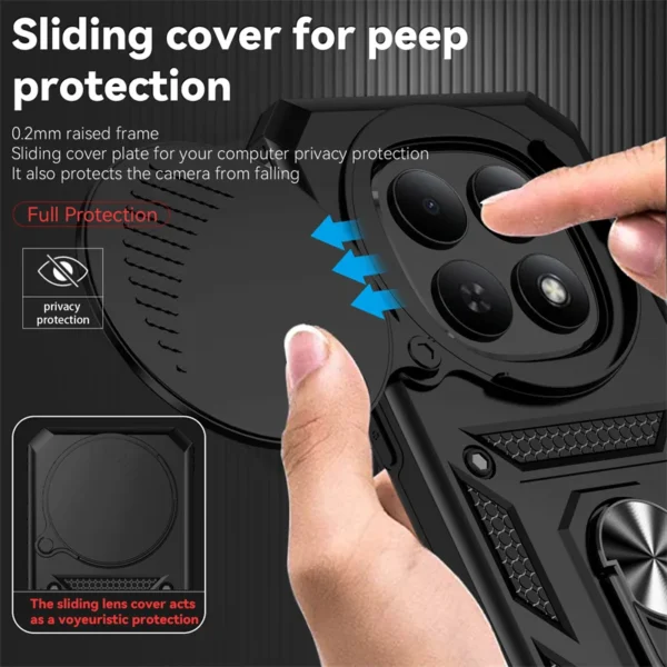 Coque de Protection Magnétique avec Support Voiture pour Redmi Note 15 Pro