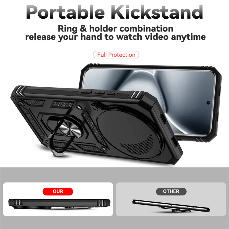 Coque de Protection Magnétique avec Support Voiture pour Redmi Note 15 Pro image 3