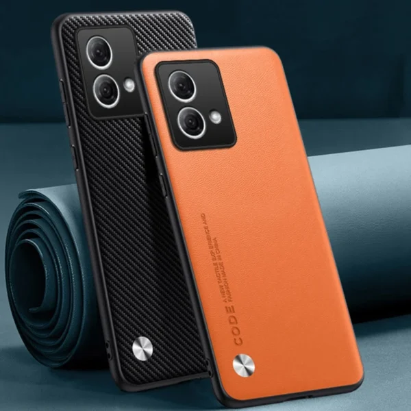Étui de Luxe en Cuir PU et Silicone pour Motorola Moto G84 5G