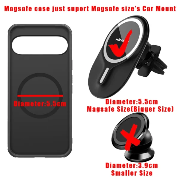 Coque Magnétique Nillkin Super Frosted Shield Pro pour OnePlus 13 5G - Noir Givré Transparent vue 2